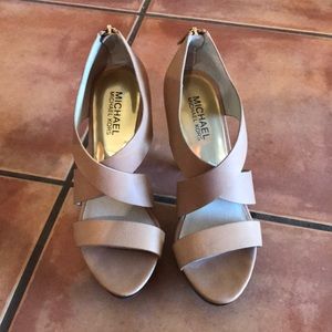 Michael Kors tan heels